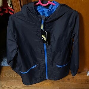 Champion Kids Raincoat in Black and Blue